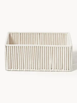 Westwing Collection Cajas de almacenamiento artesanales de cuerda Gabe, 3 uds.