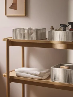 Westwing Collection Cajas de almacenamiento artesanales de cuerda Gabe, 3 uds.