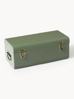 Westwing Collection Cajas de almacenamiento de metal Jonny, 2 uds.