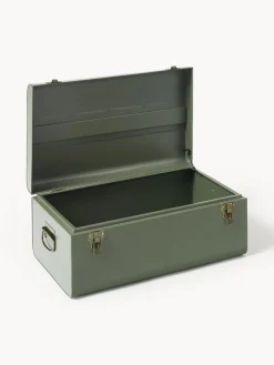 Westwing Collection Cajas de almacenamiento de metal Jonny, 2 uds.