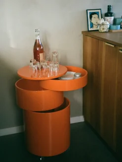 Verpan Cajonera redonda de diseño Verner Panton Barboy^ Cajoneras|Cajoneras