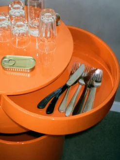 Verpan Cajonera redonda de diseño Verner Panton Barboy^ Cajoneras|Cajoneras