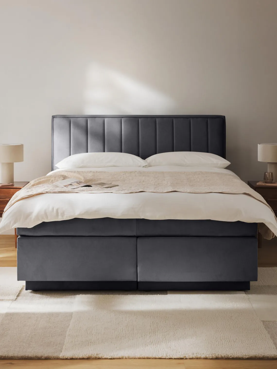 Westwing Collection Cama continental con espacio de almacenamiento Livia^ Camas Continentales|Camas