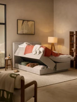 Westwing Collection Cama continental con espacio de almacenamiento Oberon^ Camas Continentales|Camas