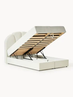 Westwing Collection Cama continental con espacio de almacenamiento Romia