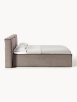 Westwing Collection Cama continental de pana Lennon