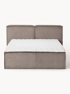 Westwing Collection Cama continental de pana Lennon