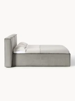 Westwing Collection Cama continental de pana Lennon