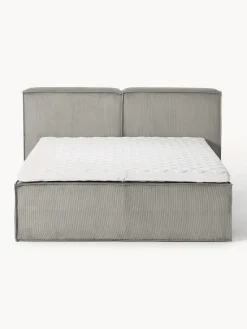Westwing Collection Cama continental de pana Lennon