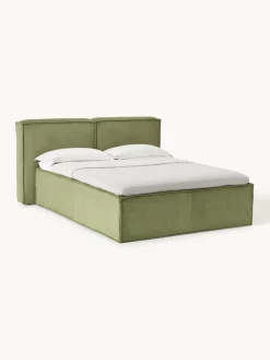 Westwing Collection Cama continental de pana Lennon