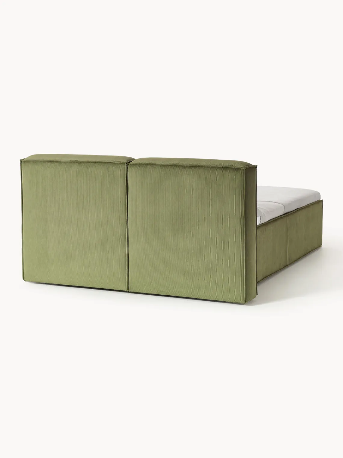 Westwing Collection Cama continental de pana Lennon