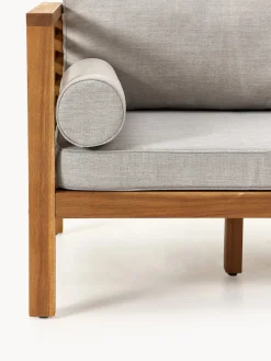 Westwing Collection Cama de jardín de madera de acacia Bo^ Tumbonas|Muebles De Jardín