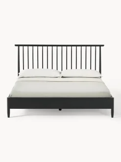 Westwing Collection Cama de madera de pino con cabecero Windsor