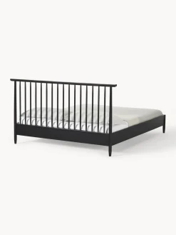 Westwing Collection Cama de madera de pino con cabecero Windsor