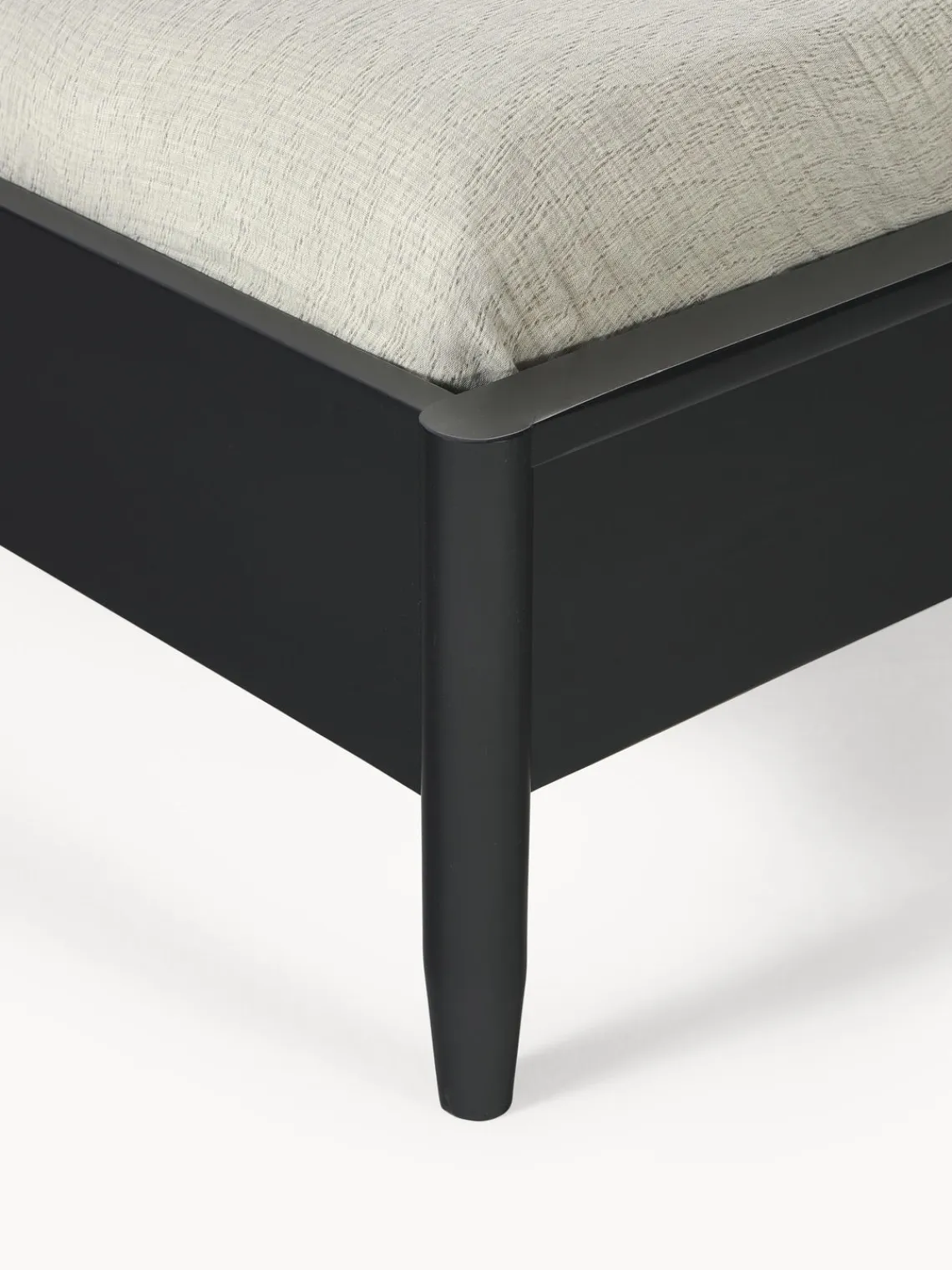 Westwing Collection Cama de madera de pino con cabecero Windsor