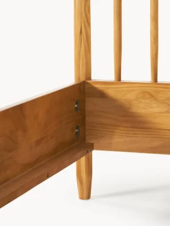 Westwing Collection Cama de madera de pino con cabecero Windsor