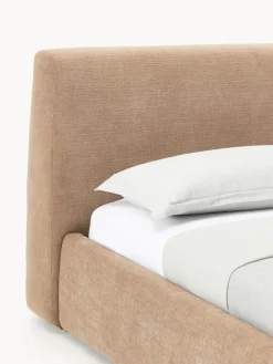 Westwing Collection Cama individual tapizada con espacio de almacenamiento Cloud