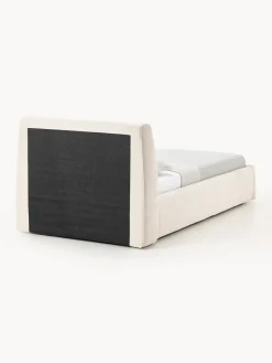 Westwing Collection Cama individual tapizada con espacio de almacenamiento Cloud