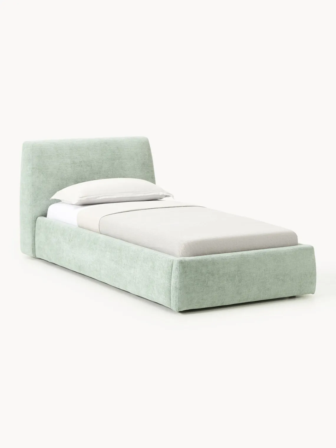 Westwing Collection Cama individual tapizada Cloud