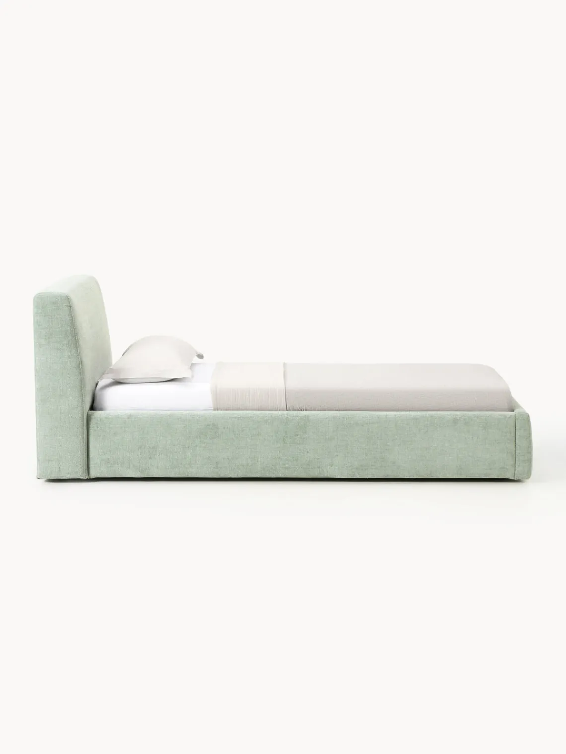 Westwing Collection Cama individual tapizada Cloud