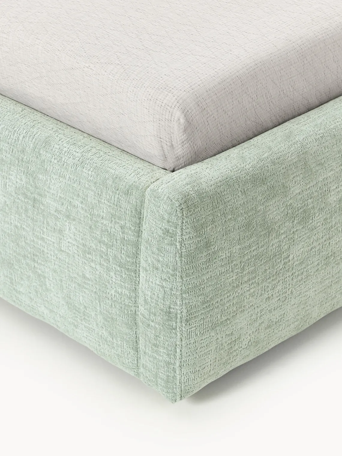 Westwing Collection Cama individual tapizada Cloud