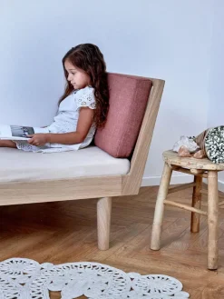 Niños Kas Kopenhagen Cama infantil artesanal de madera de roble Eli, 90 x 160 cm