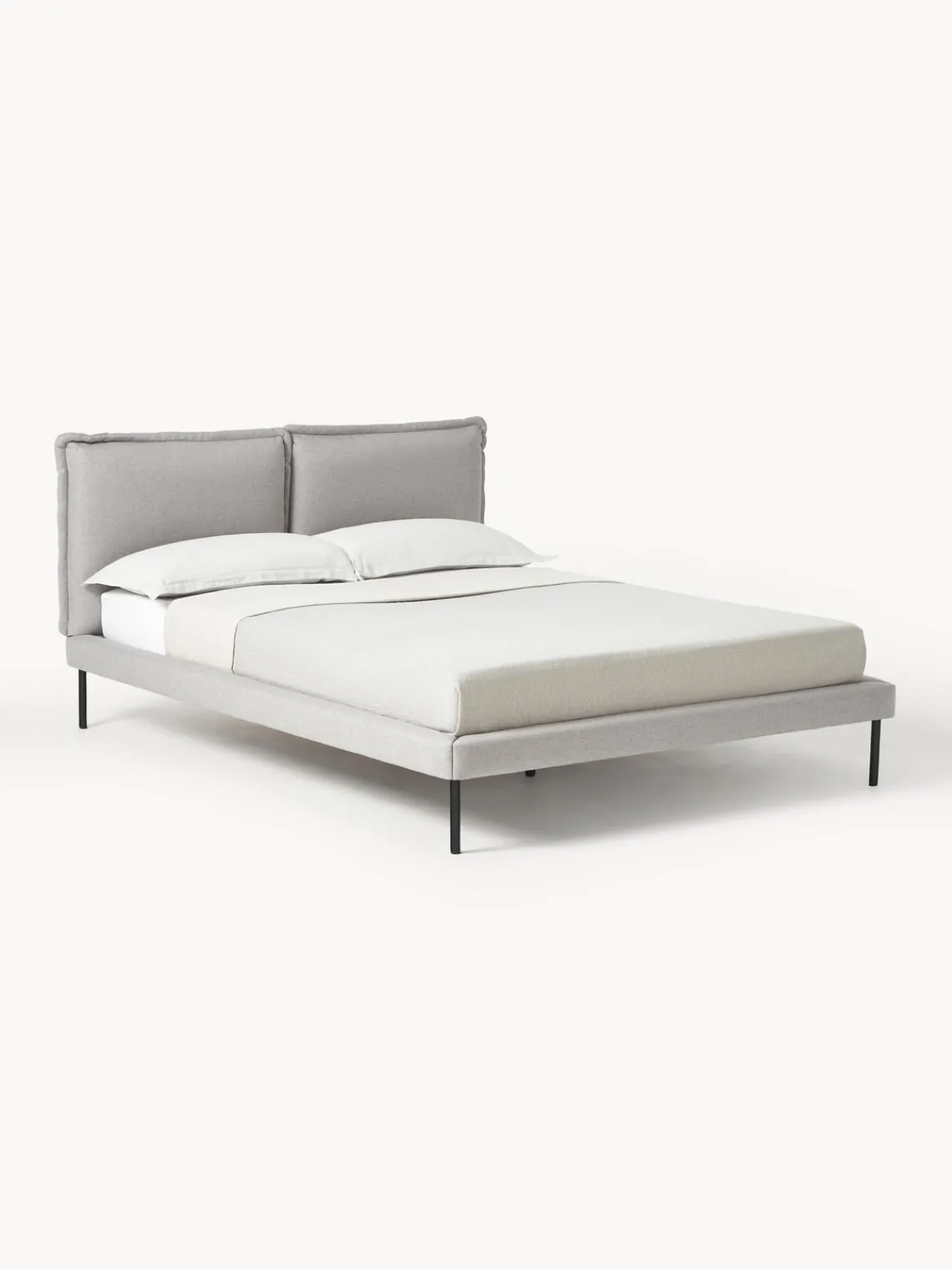 Westwing Collection Cama tapizada Amelia