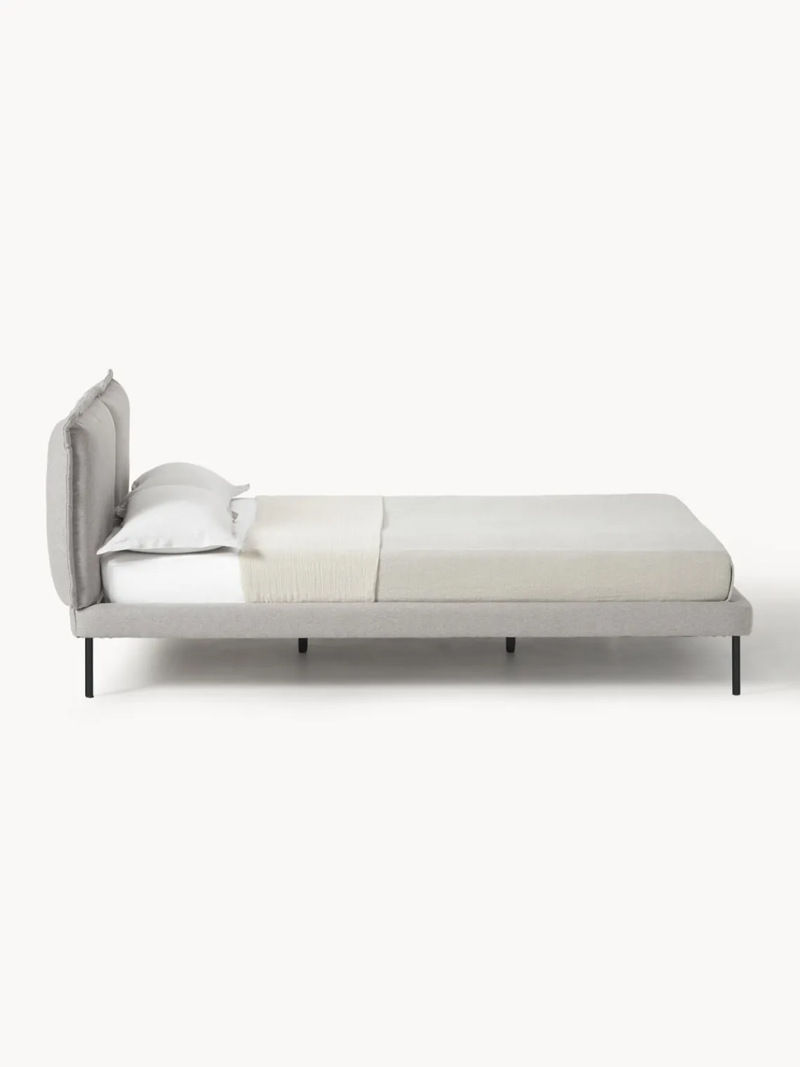 Westwing Collection Cama tapizada Amelia