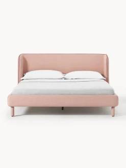 Westwing Collection Cama tapizada con cabecero Luma