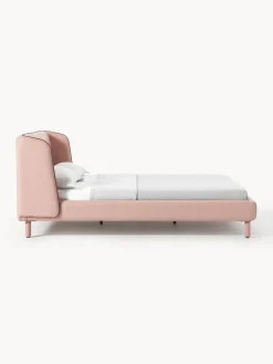 Westwing Collection Cama tapizada con cabecero Luma