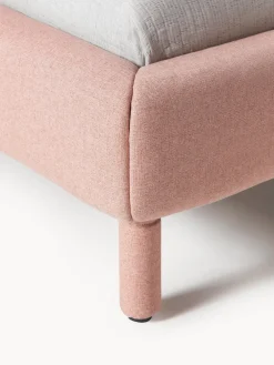 Westwing Collection Cama tapizada con cabecero Luma