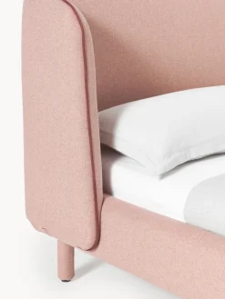 Westwing Collection Cama tapizada con cabecero Luma