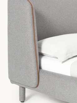 Westwing Collection Cama tapizada con cabecero Luma^ Camas Tapizadas