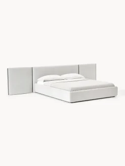 Westwing Collection Cama tapizada con cabecero plegable Otis^ Camas Tapizadas