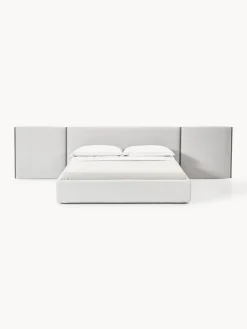 Westwing Collection Cama tapizada con cabecero plegable Otis^ Camas Tapizadas