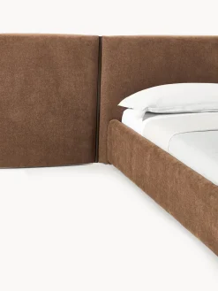 Westwing Collection Cama tapizada con cabecero plegable Otis