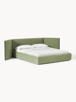 Westwing Collection Cama tapizada con cabecero plegable Otis^ Camas Tapizadas