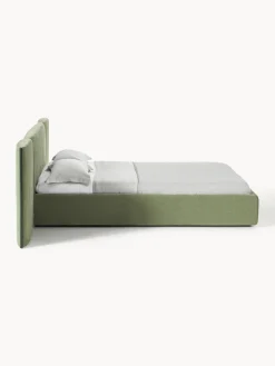 Westwing Collection Cama tapizada con cabecero plegable Otis^ Camas Tapizadas