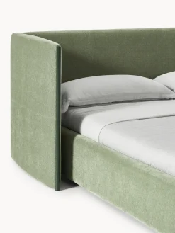 Westwing Collection Cama tapizada con cabecero plegable Otis^ Camas Tapizadas