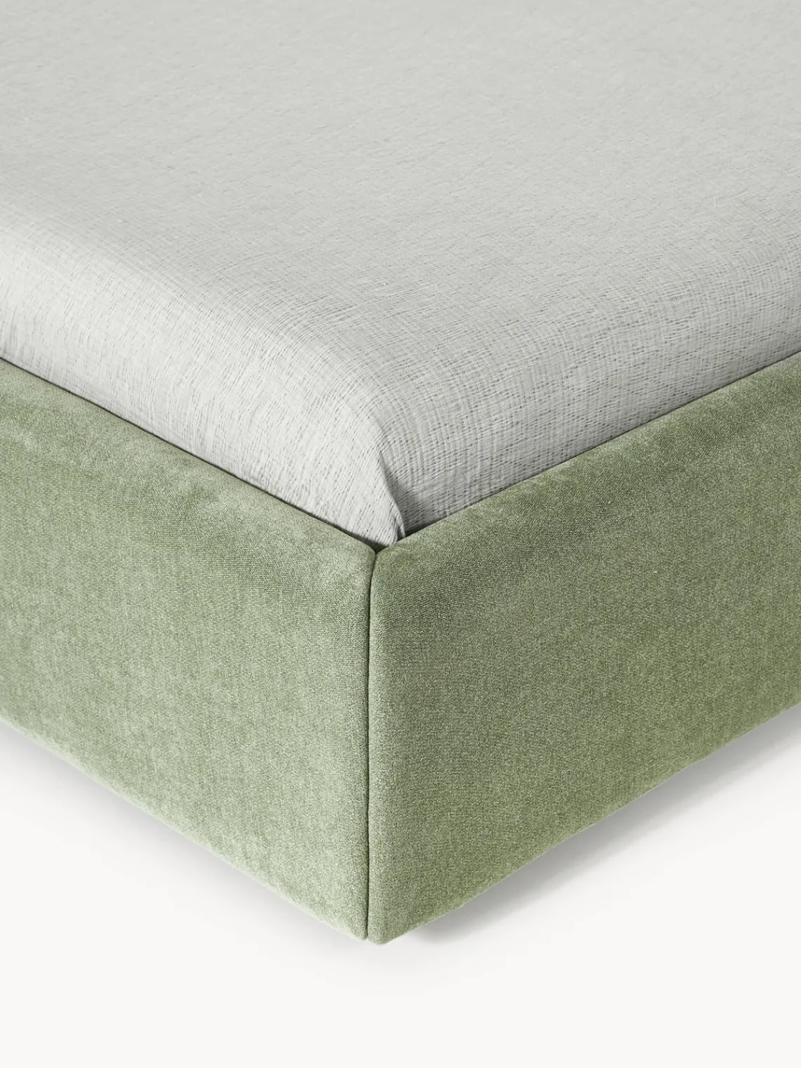 Westwing Collection Cama tapizada con cabecero plegable Otis^ Camas Tapizadas