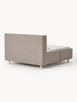 Westwing Collection Cama tapizada con espacio de almacenamiento Arche