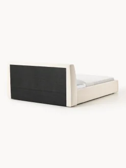 Westwing Collection Cama tapizada con espacio de almacenamiento Cloud