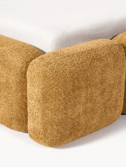 Westwing Collection Cama tapizada de borreguillo bouclé Tayla