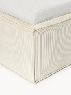 Westwing Collection Cama tapizada de pana con espacio de almacenaje Dream^ Camas Tapizadas|Camas