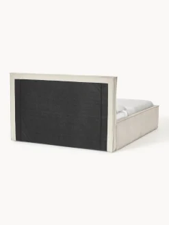 Westwing Collection Cama tapizada de pana con espacio de almacenamiento Dream^ Camas Tapizadas|Camas