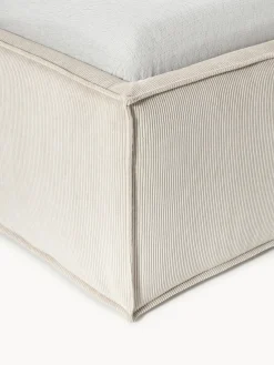 Westwing Collection Cama tapizada de pana con espacio de almacenamiento Dream^ Camas Tapizadas|Camas