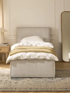 Westwing Collection Cama tapizada de pana Dream