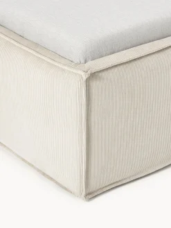 Westwing Collection Cama tapizada de pana Dream