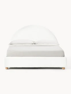 Westwing Collection Cama tapizada en borreguillo Ebba, con espacio de almacenamiento^ Camas Tapizadas|Camas