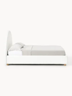 Westwing Collection Cama tapizada en borreguillo Ebba, con espacio de almacenamiento^ Camas Tapizadas|Camas